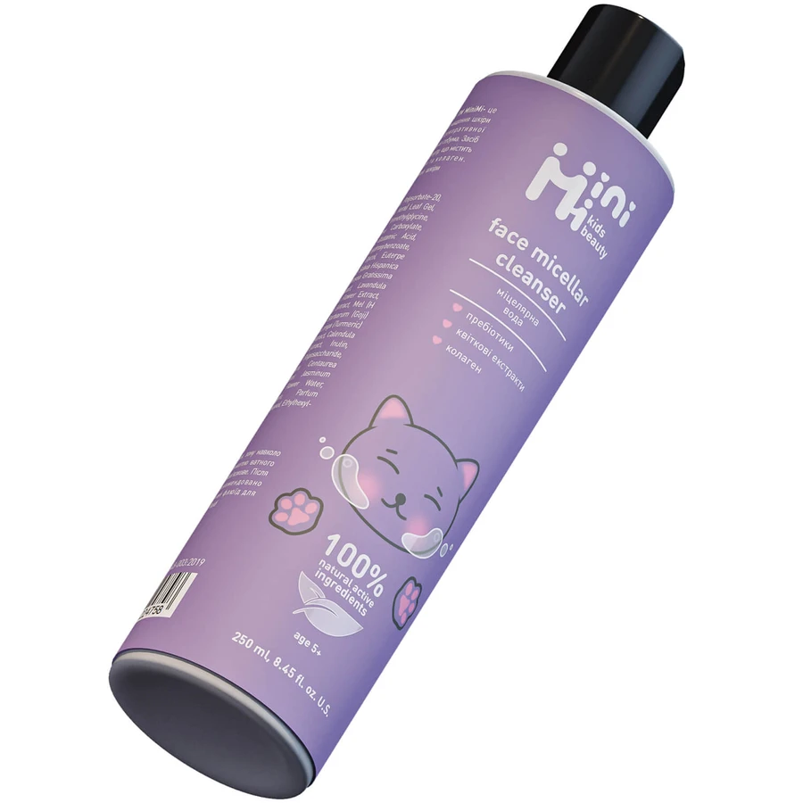 Вода міцелярна MiniMi Kids Beauty дитяча очищуюча 250 мл : ціни та характеристики