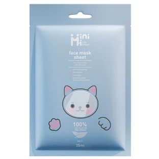 Маска для лица тканевая MiniMi Kids Beauty Йогурт 25 мл
