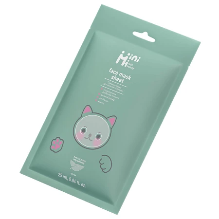 Маска для обличчя тканинна MiniMi Kids Beauty Оливка 25 мл: ціни та характеристики