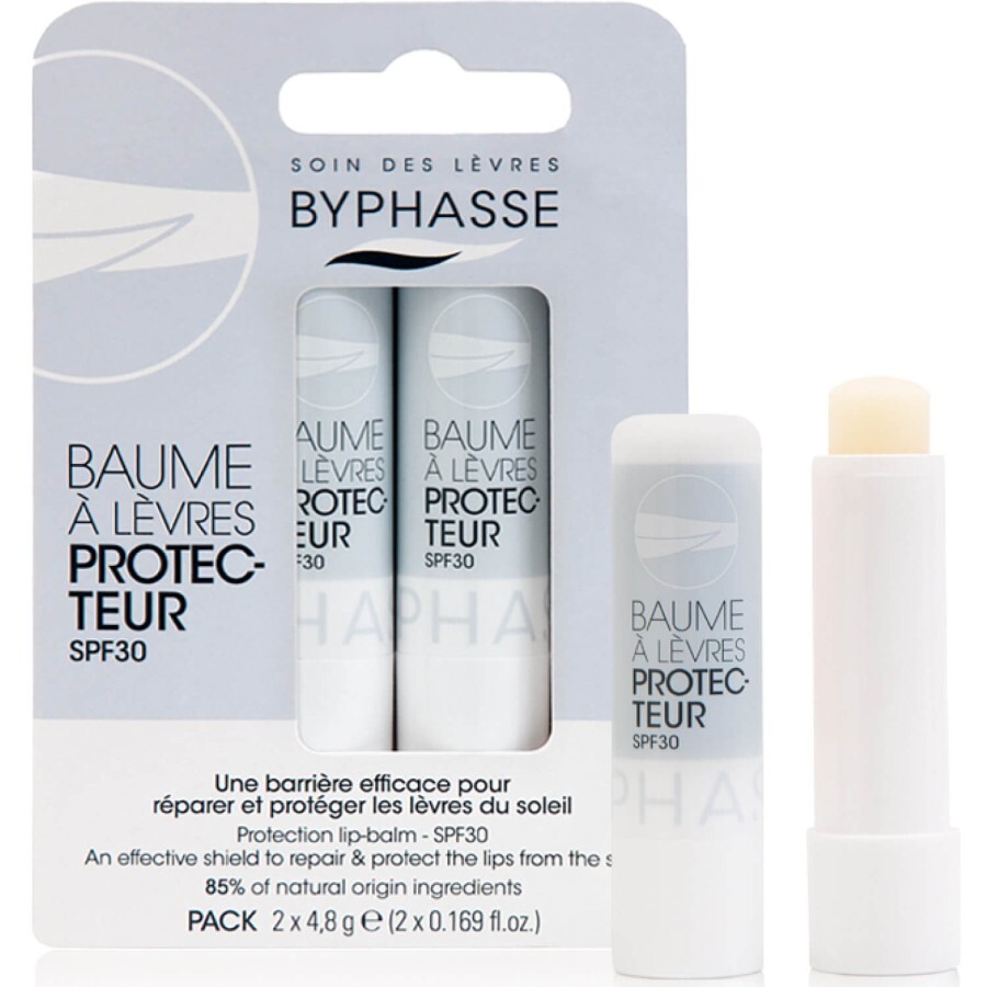 Бальзам для губ Byphasse защита 4,8 г 2 шт: цены и характеристики