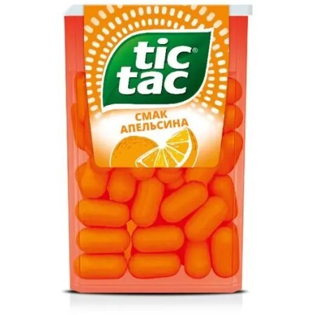 Драже Tic Tac со вкусом апельсина 18 г