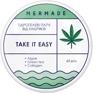 Патчи под глаза Mermade тонизирующие гидрогелевые Take it easy 60 шт