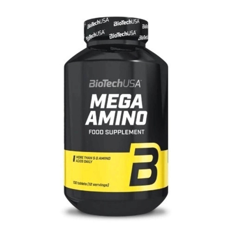 Амінокислоти для спортсменів BiotechUSA Mega Amino в таблетках №100: ціни та характеристики