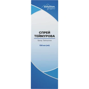 Спрей для ніг Теймурова від запаху та поту Solution Pharm, 150 мл 