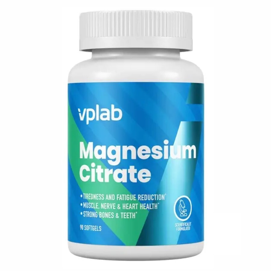 VPLab Magnesium Citrate, 90 капс: цены и характеристики