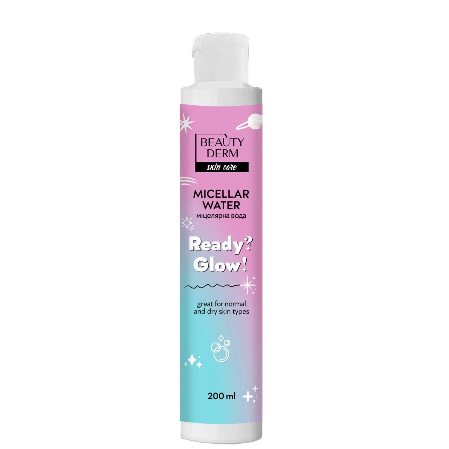Вода мицеллярная Beauty Derm Ready?Glow! для снятия макияжа 200 мл: цены и характеристики