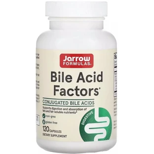 Жовчні кислоти, Bile Acid Factors, Jarrow Formulas, 120 капсул