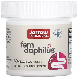 Пробіотики Для Жінок, Жіночий дофілус, 5 млрд КУО, Women's Fem Dophilus, Jarrow Formulas, 30 вегетаріанських капсул