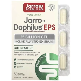 Пробиотики, 25 млрд КОЕ, Jarro-Dophilus EPS, Jarrow Formulas, 30 вегетарианских капсул