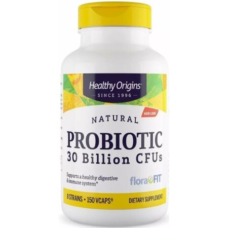 Пробиотик, 30 млрд КОЕ, Probiotic, 30 Billion, Healthy Origins, 150 вегетарианских капсул