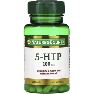 5-HTP (Гидрокситриптофан), 100 мг, Nature's Bounty, 60 капсул