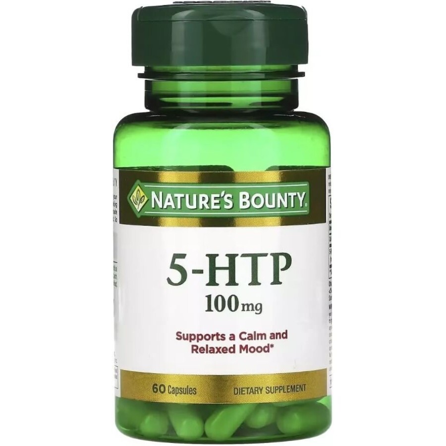 5-HTP (Гидрокситриптофан), 100 мг, Nature's Bounty, 60 капсул: цены и характеристики
