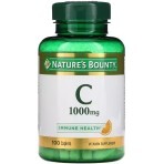 Вітамін C, 1000 мг, Vitamin C, Nature's Bounty, 100 каплет: ціни та характеристики