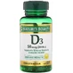 Витамин D3 быстрого высвобождения, 2000 МЕ, 50 мкг, Vitamin D, Nature's Bounty, 150 гелевых капсул