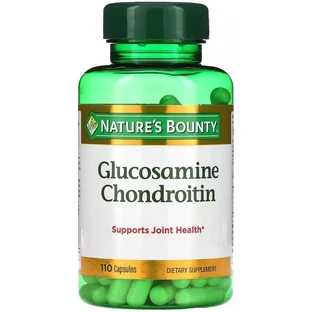 Глюкозамін та Хондроїтин, Glucosamine Chondroitin, Nature's Bounty, 110 капсул
