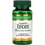 Залізо, 28 мг, Gentle Iron, Nature's Bounty, 90 капсул: ціни та характеристики