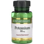 Калий, 99 мг, Potassium, Nature's Bounty, 100 каплет: цены и характеристики