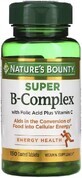 Комплекс витаминов B с фолиевой кислотой и витамином С, Super B-Complex with Folic Acid Plus Vitamin C, Nature&#39;s Bounty, 150 таблеток
