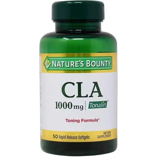 Конъюгированная Линолевая Кислота, Тоналин, 1000 мг, Tonalin, CLA, Nature's Bounty, 50 гелевых капсул