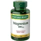 Магний 400 мг, Magnesium, Nature's Bounty, 75 гелевых капсул