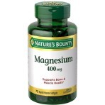 Магній 400 мг, Magnesium, Nature's Bounty, 75 гелевих капсул: ціни та характеристики