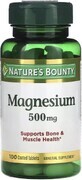 Магний 500 мг, Magnesium, Nature&#39;s Bounty, 100 каплет