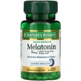 Мелатонин быстро растворяющийся, 3 мг, вкус вишни, Melatonin, Nature's Bounty, 240 таблеток