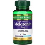 Мелатонін подвійного спектру, 5 мг, Melatonin Dual Spectrum, Nature's Bounty, 60 таблеток: ціни та характеристики