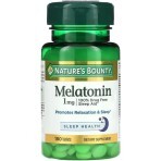 Мелатонін 1 мг, Melatonin, Nature's Bounty, 180 таблеток: ціни та характеристики