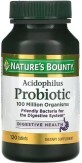 Пробиотик с ацидофильными лактобактериями, Acidophilus Probiotic, Nature&#39;s Bounty, 120 таблеток