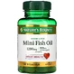 Рыбий жир без запаха, 1290 мг, Odor-Less Mini Fish Oil, Nature's Bounty, 90 гелевых капсул