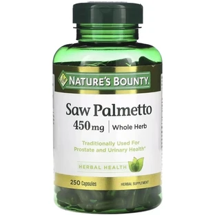 Со Пальметто, 450 мг, Saw Palmetto, Nature's Bounty, 250 капсул