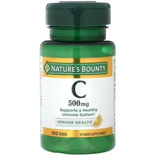 Витамин C, 500 мг, Vitamin C, Nature's Bounty, 100 таблеток