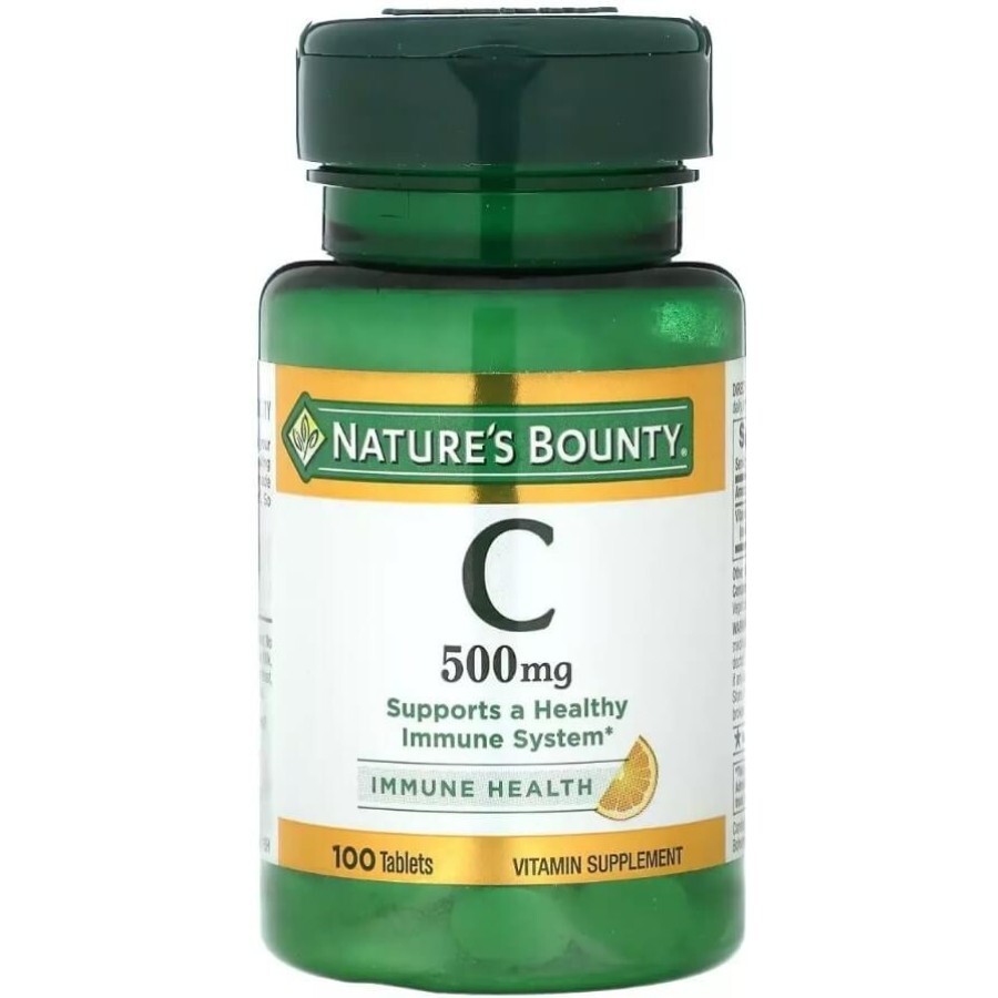 Вітамін C, 500 мг, Vitamin C, Nature's Bounty, 100 таблеток: ціни та характеристики