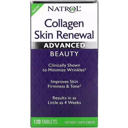 Колаген для відновлення шкіри, Collagen Skin Renewal, Natrol, 120 таблеток: ціни та характеристики