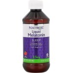 Мелатонін рідкий 2,5 мг, смак ягід, Liquid Melatonin, Natrol, 237 мл: ціни та характеристики