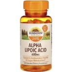 Альфа-липоевая кислота, 600 мг, Alpha Lipoic Acid, Sundown Naturals, 60 капсул: цены и характеристики