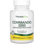 Антиоксидантная защита, Commando 2000, Natures Plus, 60 таблеток: цены и характеристики