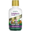 Рідкі Дитячі Мультивітаміни, Тропічний смак, Animal Parade Gold, Natures Plus, 473 мл