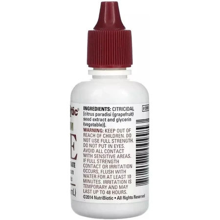 Экстракт семян грейпфрута высокой концентрации, Maximum GSE, Liquid Concentrate, NutriBiotic, 29,5 мл: цены и характеристики