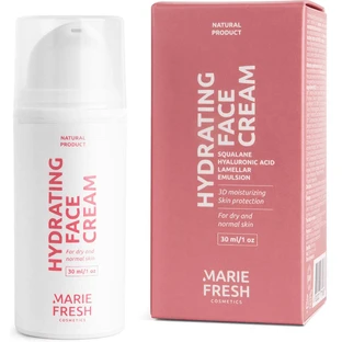 Крем для сухой и нормальной кожи Marie Fresh (Мари Фреш) с гиалуроновой кислотой успокаивающий, 30 мл