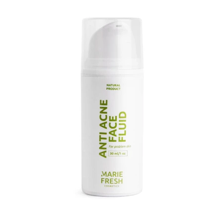 Крем-флюїд для сухої та нормальної та проблемної шкіри Marie Fresh (Марі Фреш) Анти-акне з азелаїновою кислотою, 30 мл: ціни та характеристики