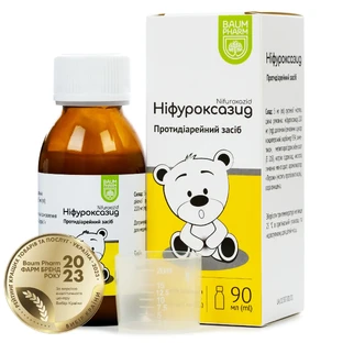 Ніфуроксазид суспензія оральна 220 мг/5 мл Baum Pharm 90 мл