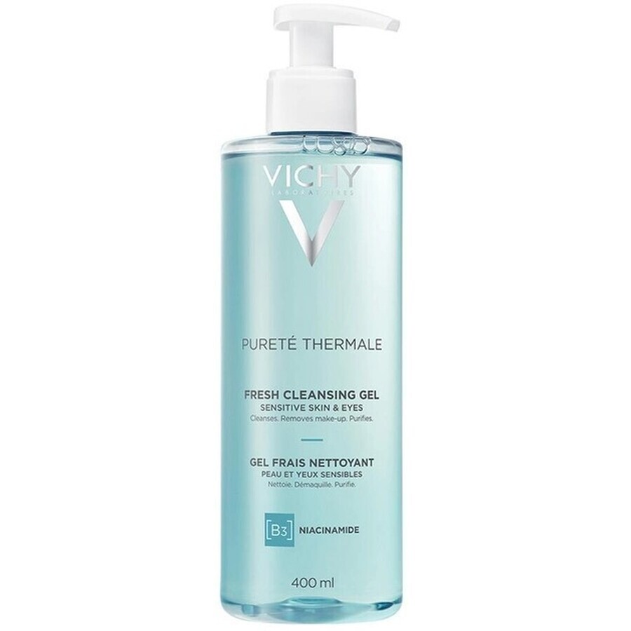 Гель Vichy Purete Thermale освежающий, очищающий, для всех типов кожи, даже чувствительной, 400 мл.: цены и характеристики