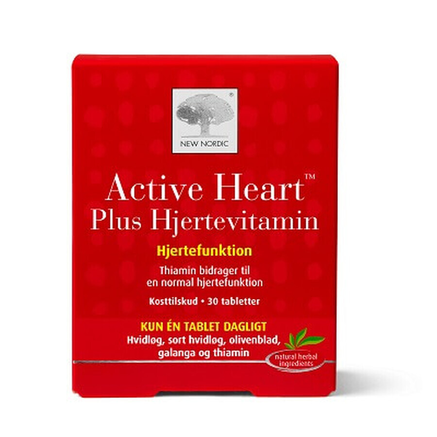 Комплекс New Nordic Active Heart для сердечной деятельности таблетки, №30: цены и характеристики