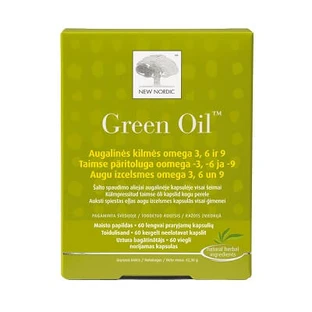 Омега 3-6-9 New Nordic Green Oil рослинного походження капсули, №60