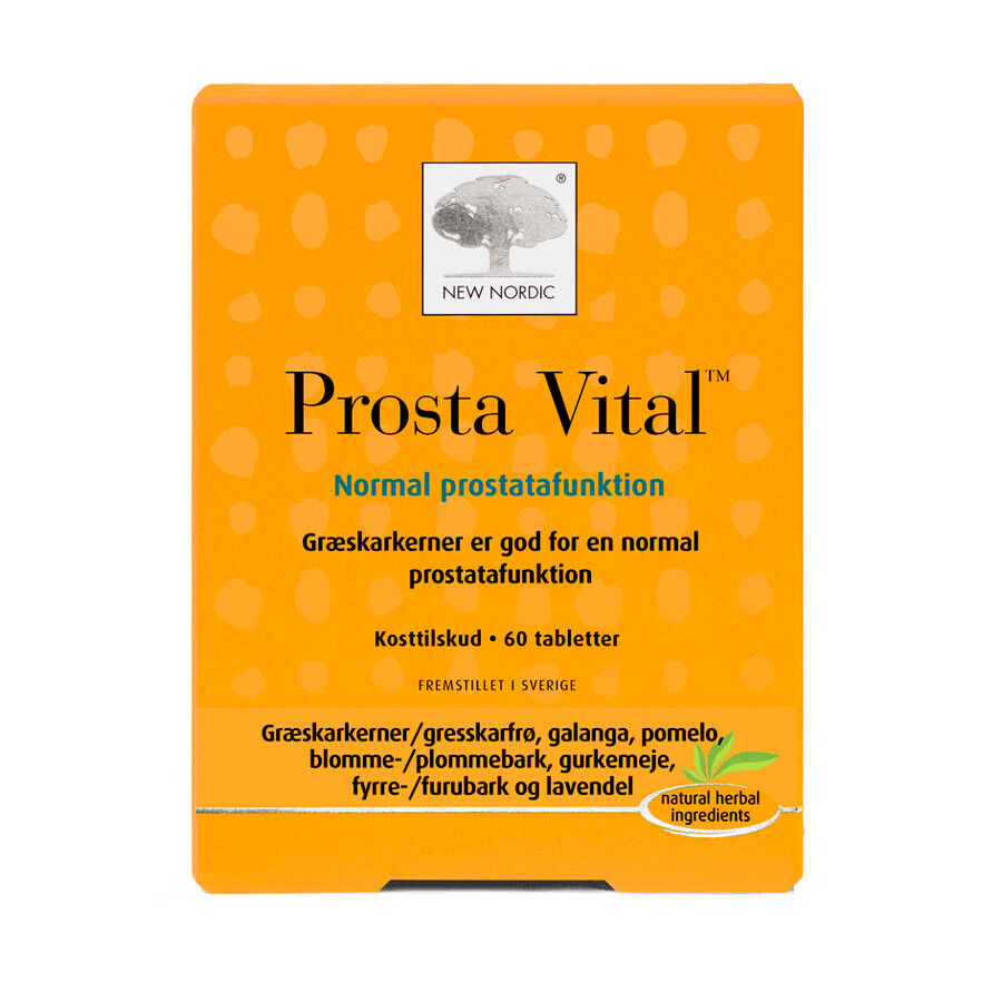 Комплекс New Nordic Prosta Vital для простати таблетки, №60: ціни та характеристики