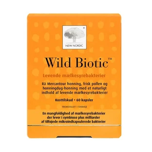 Комплекс пробіотиків New Nordic Wild Biotic капсули, №60