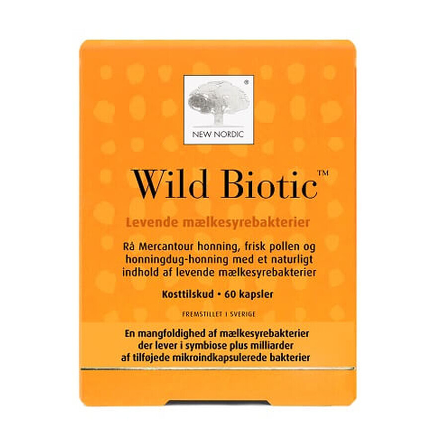 Комплекс пробиотиков New Nordic Wild Biotic капсулы, №60: цены и характеристики