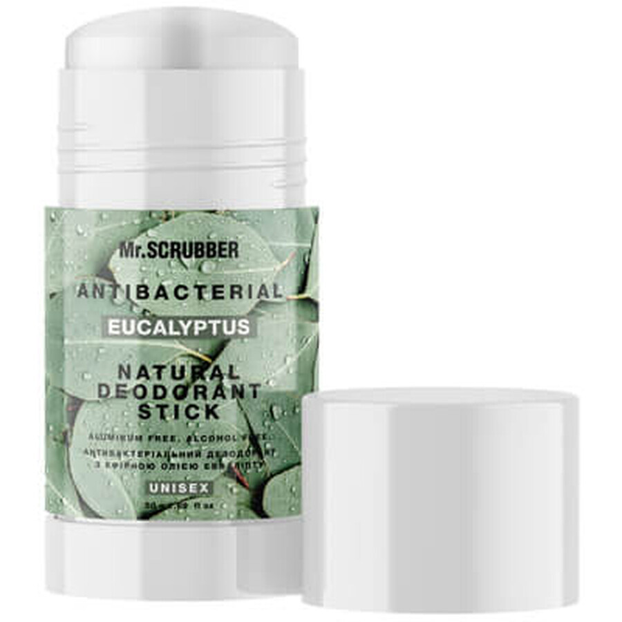 Дезодорант для тела Mr.Scrubber (Мр.Скрабер) антибактериальный с эфирным маслом эвкалипта, 50 г: цены и характеристики